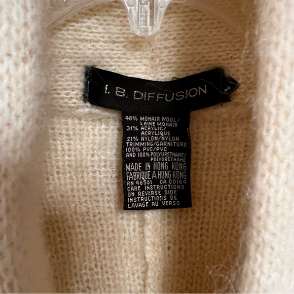 Vintage I. B. Diffusion Mohair Wool Sweater - Picture 6 of 7